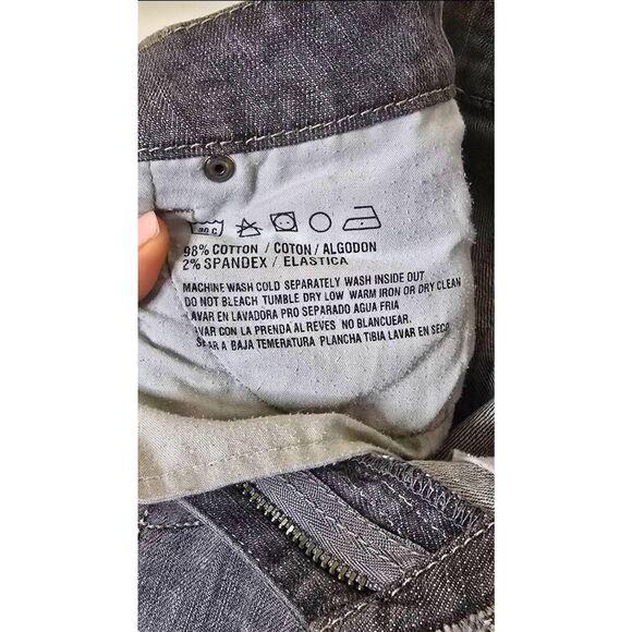 Kenneth Cole Jeans Women’s Size 6 Gray Stretch Mid Rise Straight Leg Denim - Picture 5 of 11